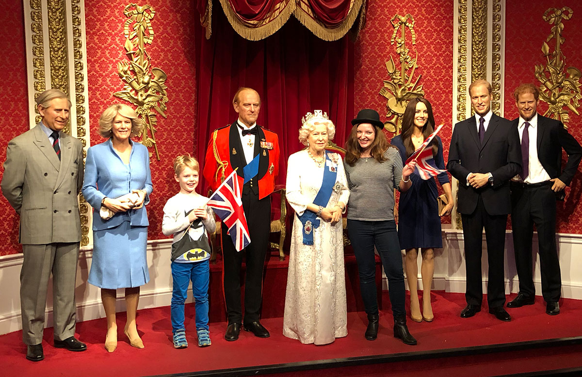 10 Ausflugstipps für London mit Kindern madame tussauds royals