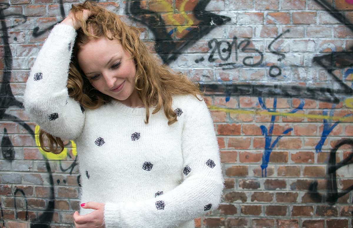 10 facts about me vicky detail pullover
