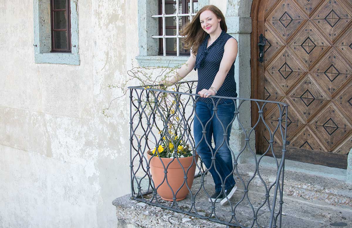 Ausflug-zur-Insel-am-See-in-Bled-vicky-am-balkon