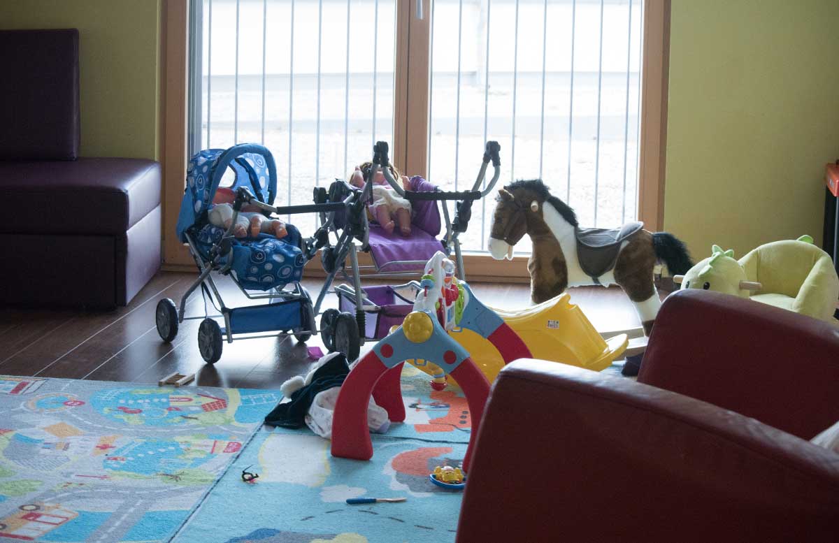 Hotel-Allegria-Resort-Stegersbach-by-Reiters-spielraum-für-kinder-puppenwagen