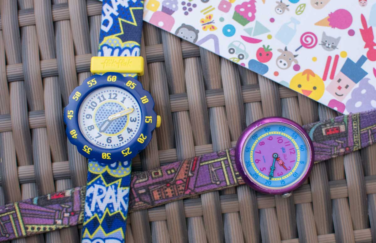 30 Jahre Flik Flak Kinderuhren 25 jahre alte uhr und neues modell