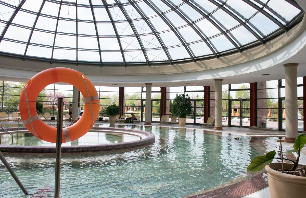 Aquaworld Resort Budapest und der Water Park oriental spa detail