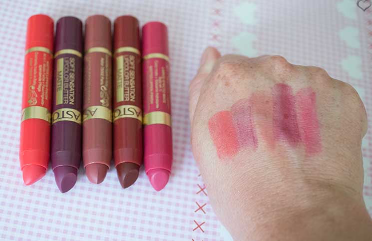 Astor-Soft-sensation-lipcolor-butter-matte-lippenstifte-geswatcht