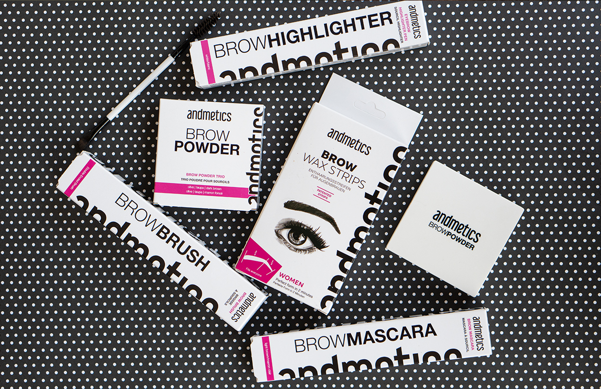 Augenbrauen formen und stylen mit Andmetics