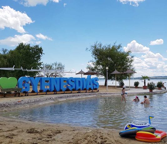 Balaton Ausflug ins Strandbad Gyenesdiás am Plattensee