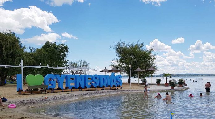 Balaton Ausflug ins Strandbad Gyenesdiás am Plattensee