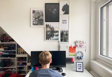 Bilderwand für die Dachschräge im Kinderzimmer Bilderwand-für-die-Dachschräge-im-Kinderzimmer-wilde-tiere