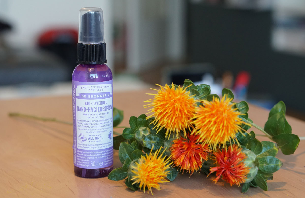 Biovera Friends Club Naturkosmetik Neuheiten dr bronners bio lavendel hygiene spray