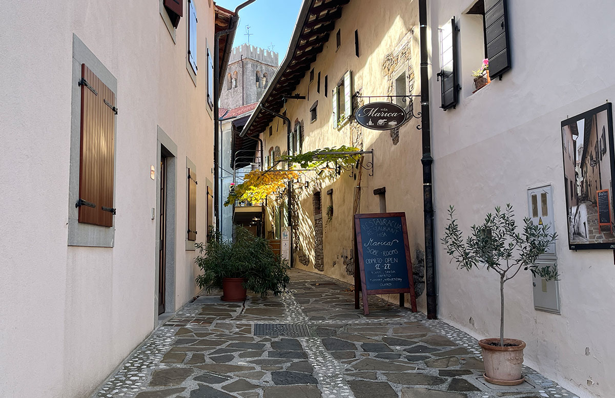 Blick-über-Smartno,-Olivenöl--und-Weinverkostung-in-Goriska-Brda--smartno-ort