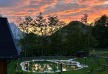 Chalet Urlaub im Narzissendorf Zloam Grundlsee Chalet-Urlaub-im-Narzissendorf-Zloam-Grundlsee-sonnenuntergang