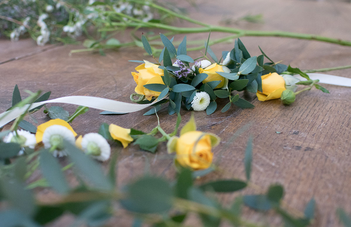 CraftTour Workshop Blumenkränze und Tisch Dekoration blumen