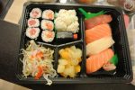 Sushi, Dim Sum und gebratenes Huhn