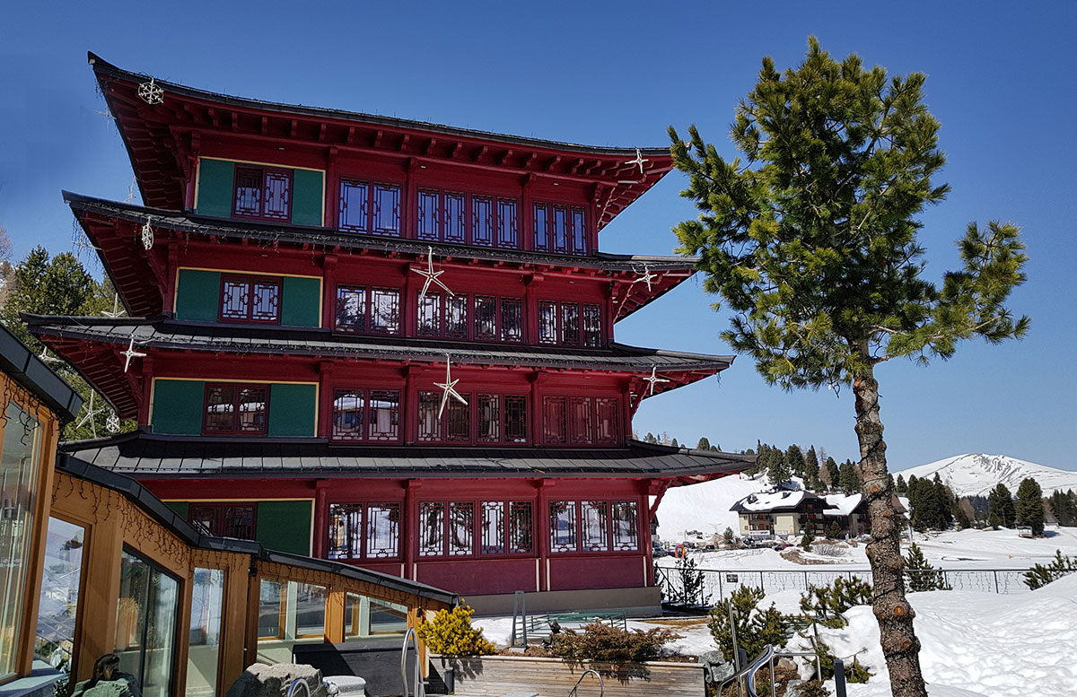 Das Hotel Hochschober auf der Turracher Höhe in Kärnten chinaturm