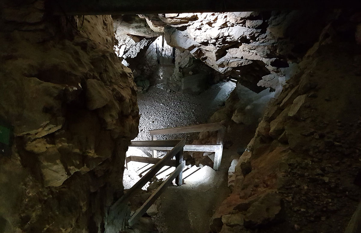 Die-Saalachtaler-Lamprechtshöhle-in-St.-Martin-bei-Lofer-abstieg-höhle