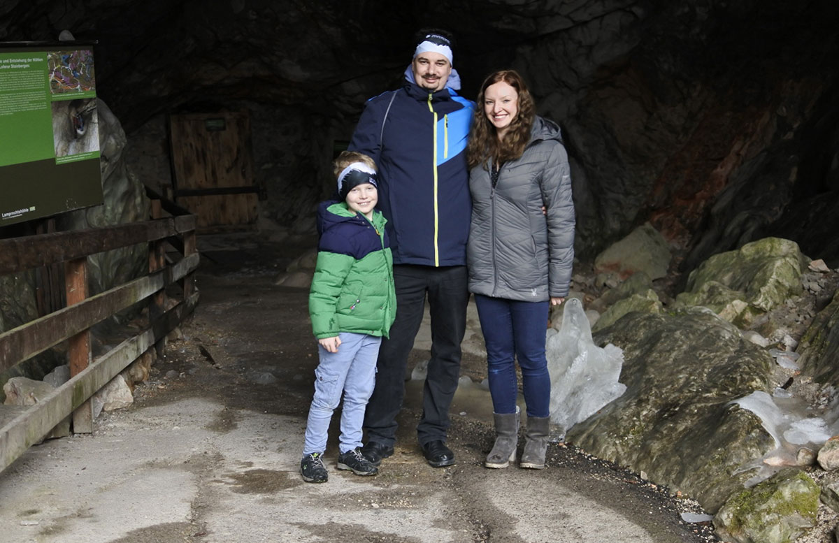 Die Saalachtaler Lamprechtshöhle in St. Martin bei Lofer ausflugsziel für familien