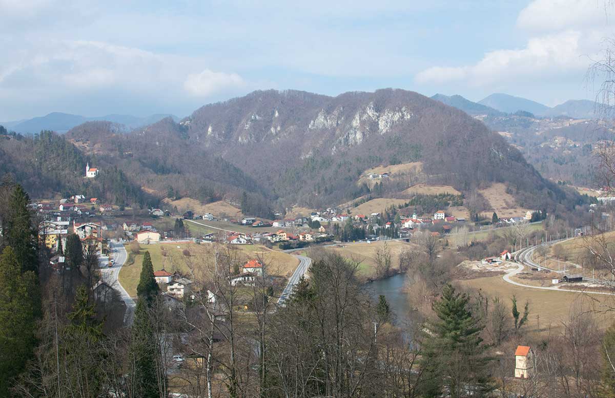 Die-römische-Therme---Rimske-Terme-in-Rimske-Toplice-aussicht-vom-hotelzimmer