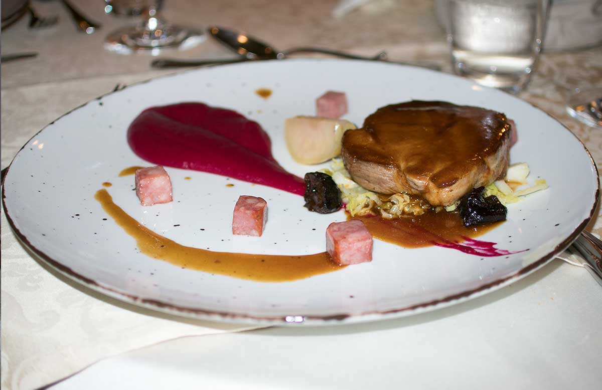 die römische Therme - Rimske Terme in Rimske Toplice essbereich restaurant schweinsbraten