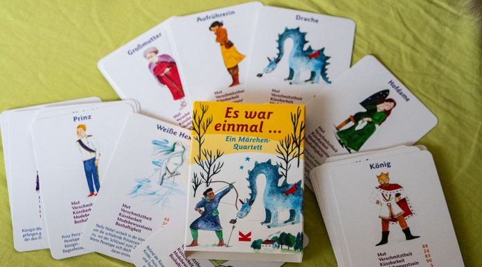 Dino, Katzen und Märchen Spielespaß Dino,-Katzen-und-Märchen-Spielespaß-vom-Laurence-King-Verlag-märchen-quartett