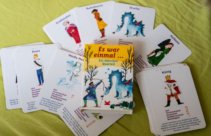 Dino, Katzen und Märchen Spielespaß Dino,-Katzen-und-Märchen-Spielespaß-vom-Laurence-King-Verlag-märchen-quartett