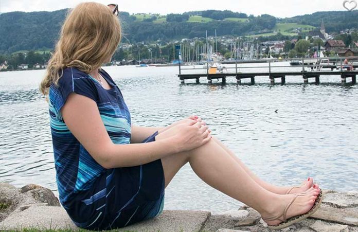 Ein warmer Sommertag am Traunsee Ein-Sommertag-am-Traunsee-blick-auf-den-see