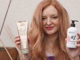 Erdbeerblonde-Haare-mit-Indola-Blond-Addict-ROTES-haar