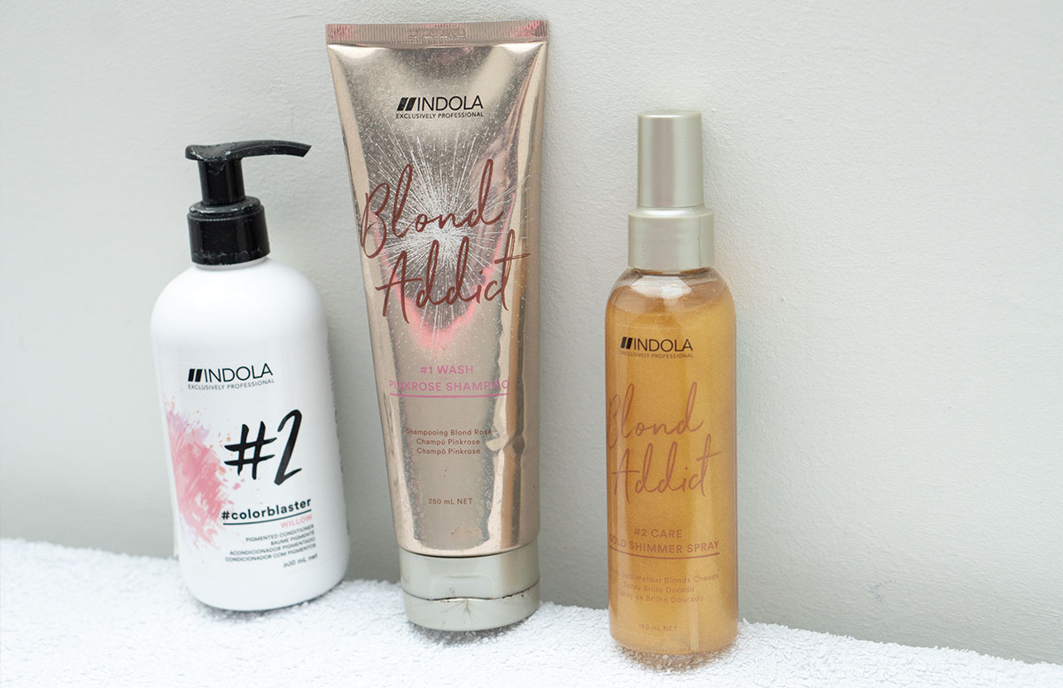 Erdbeerblonde-Haare-mit-Indola-Blond-Addict-SERIE