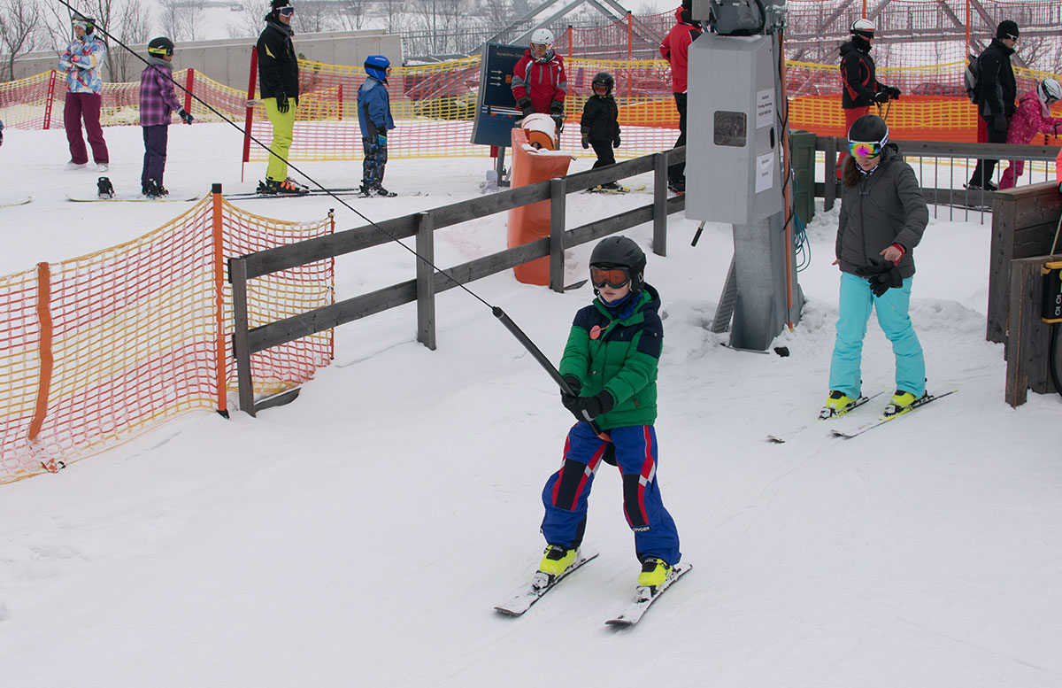 Familienausflug - Skifahren in St. Corona am Wechsel tellerlift lenny 
