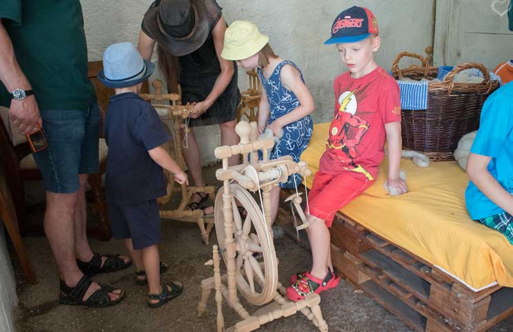 Ausflug zum Bauernhof und Fledermaussuche-spindel