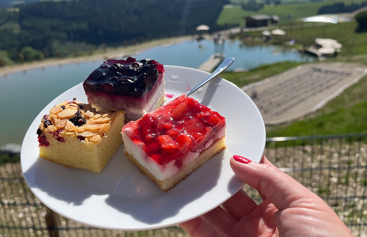 Familienresort-Petschnighof-mit-Bauernhof-in-Diex-kuchen-Nachmittag