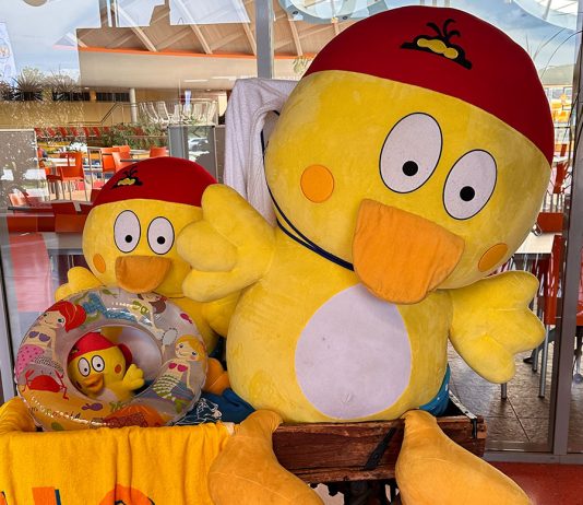 Familienurlaub mit Baby in der H2O Therme Familienurlaub-mit-Baby-in-der-H2O-Therme-hopiho-stofftier