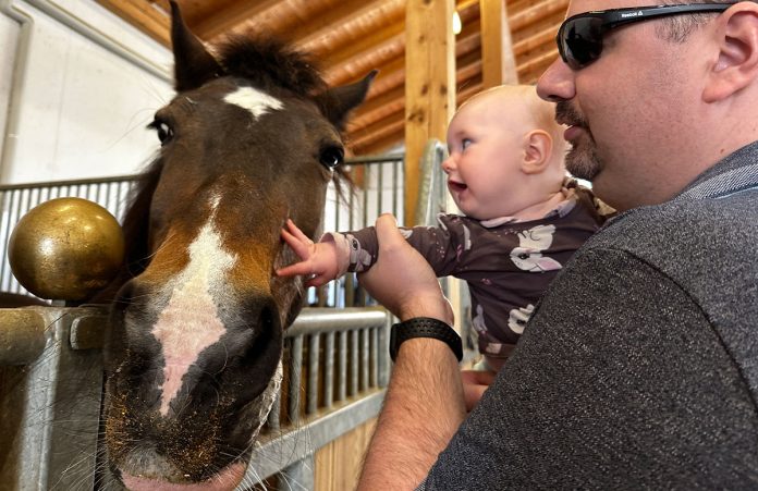 Familotel Landgut Furtherwirt in Kirchdorf Tirol Familotel-Landgut-Furtherwirt-in-Kirchdorf-Tirol-baby-und-pferd