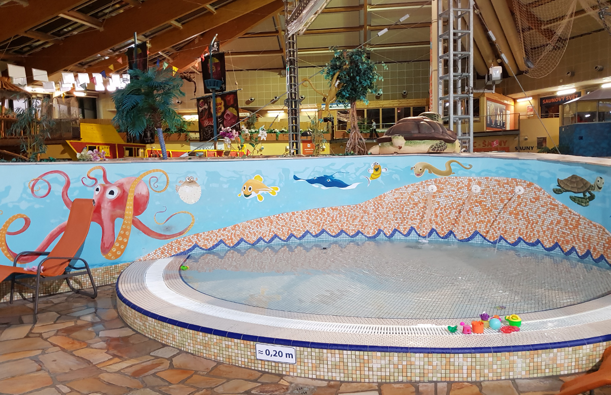 Family und Wellness Hotel Aquapalace Prague babypool
