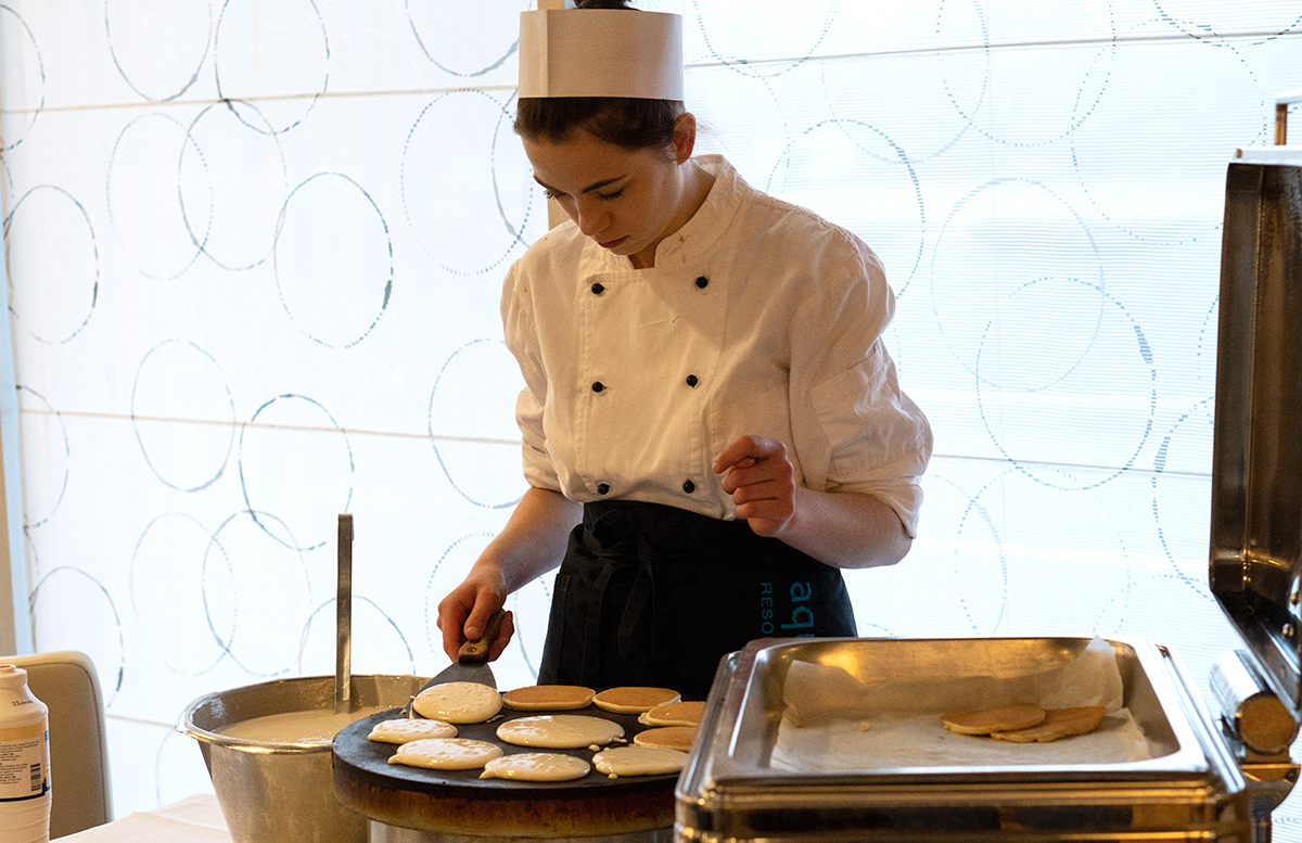 Family und Wellness Hotel Aquapalace Prague pancakes