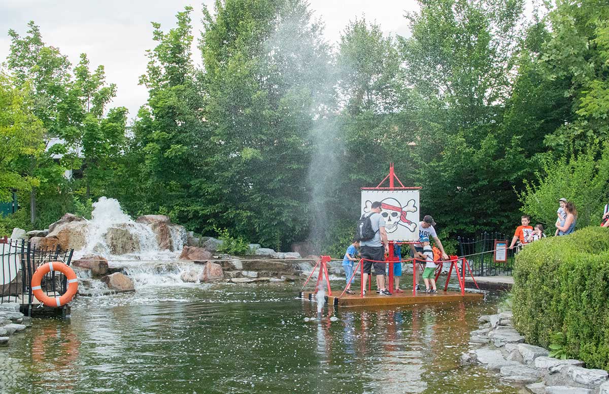 Neuheiten im Familypark in St. Margarethen piratenschiff über teich