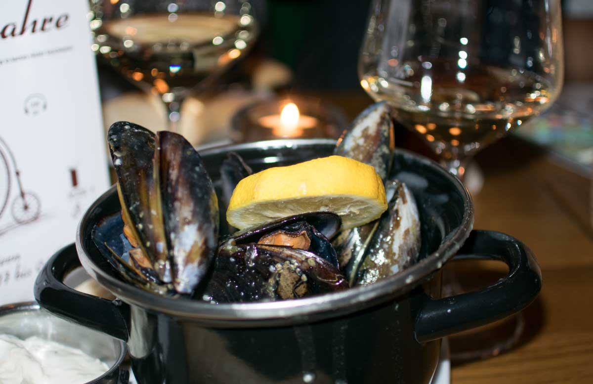 Flatschers-Bistrot und bar-in-Wien moules frites