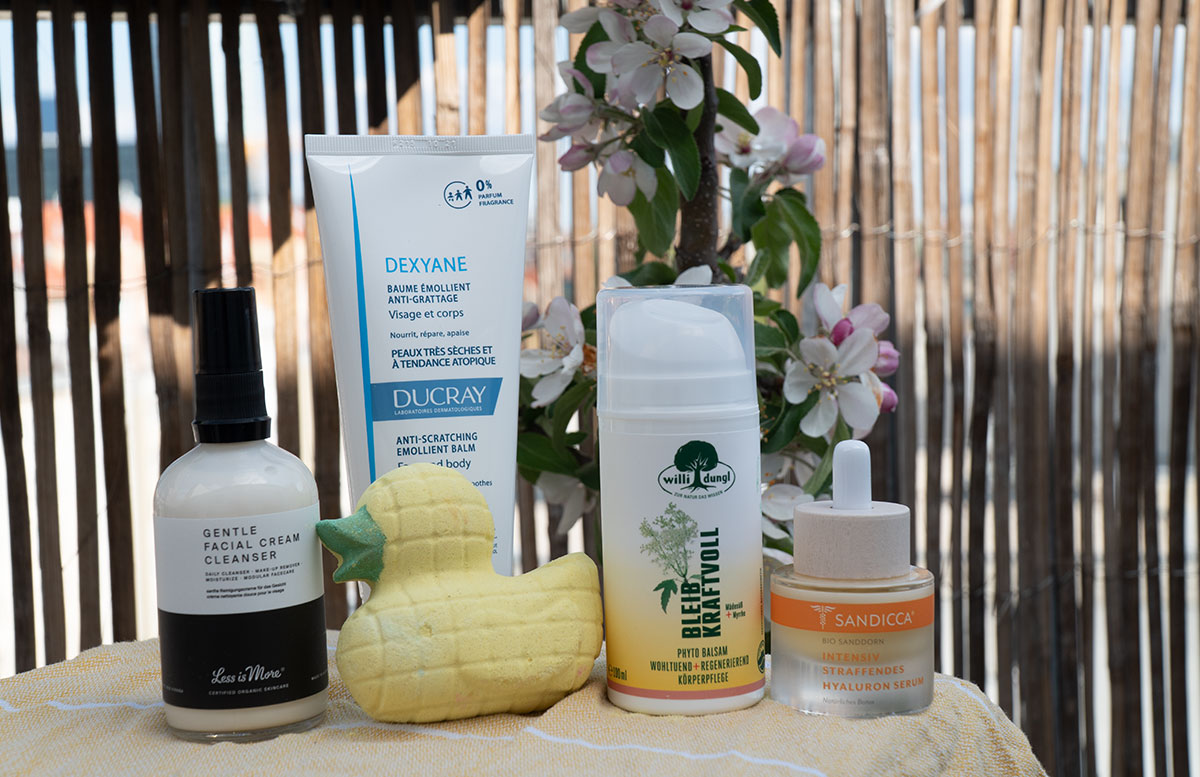 Frühlings-Beauty-Trends-Willi-Dungl,-Lush,-Less-is-more,-Ducray-und-Sandicca