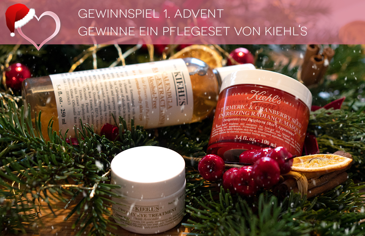 GEWINNSPIEL 1. Advent - Gewinne ein Pflegeset von Kiehl's