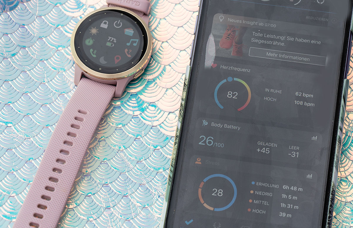 Garmin-vivoactive-4S-Fitness-Smartwatch-handy-vergleich