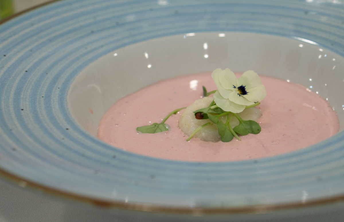 Greenfield-Hotel-Golf-und-Spa-und-Funcity-Bük-erdbeersuppe
