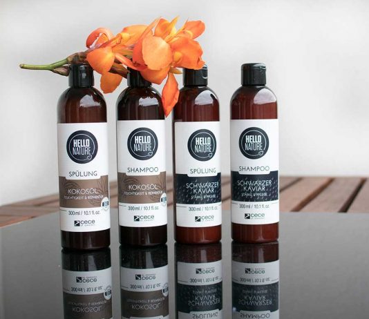 HELLO NATURE Haarprodukte mit Kaviar und Kokosöl