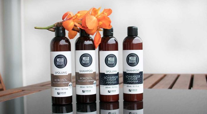 HELLO NATURE Haarprodukte mit Kaviar und Kokosöl