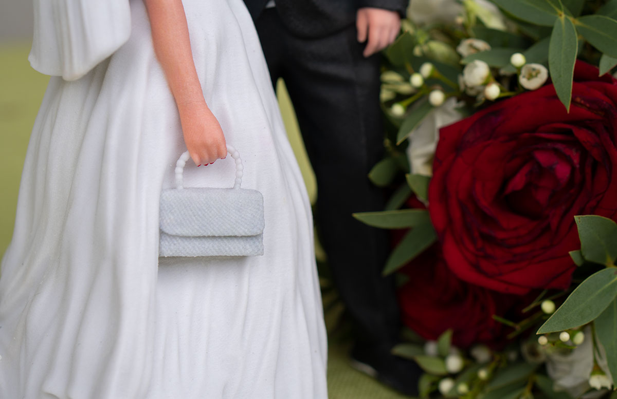 Hochzeitspaar-3D-Figur-von-3D-Generation-tasche-detail