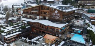 Hotel Alpin Juwel in Saalbach Hinterglemm Hotel-Alpin-Juwel-in-Saalbach-Hinterglemm-hotel-von-oben
