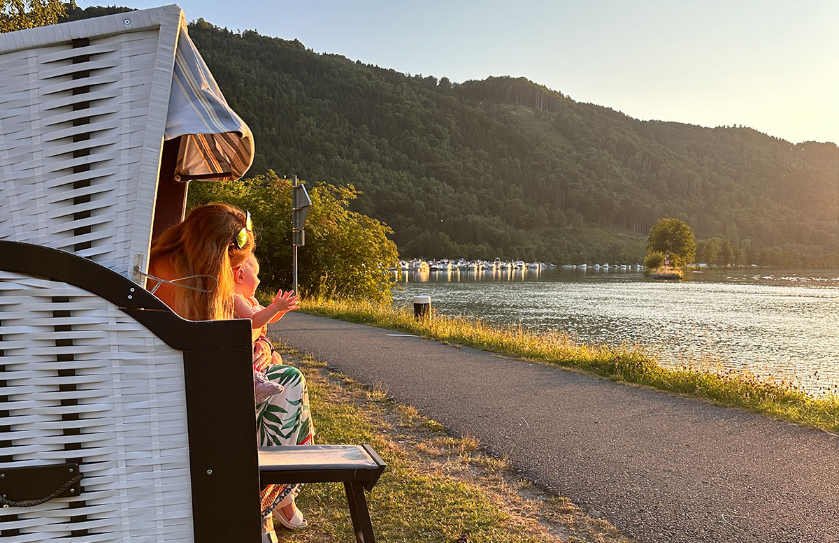 Hotel-Donauschlinge-bei-der-Schlögener-Schlinge-blick-auf-die-donau