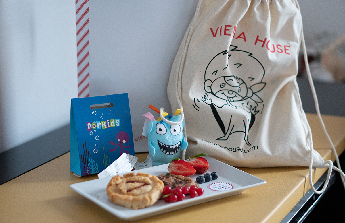 Hotel angelo by Vienna House Prague willkommensgeschenk