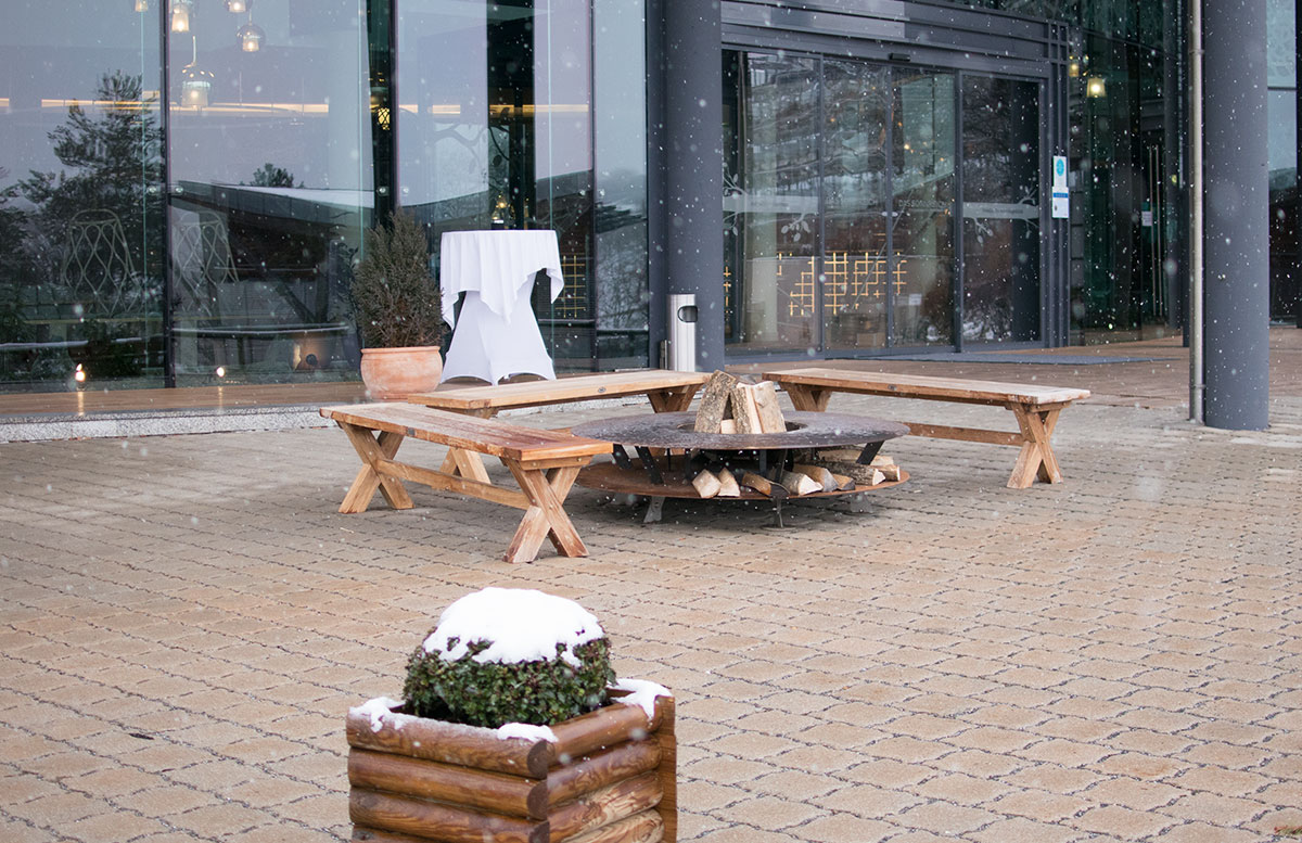 Thermenhotel DAS SONNREICH in Loipersdorf outdoor lagerfeuer