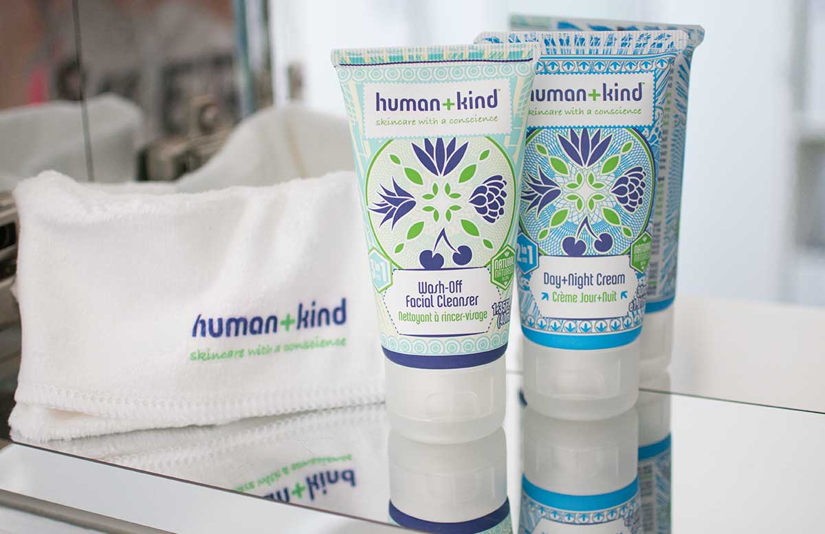 Human+Kind Naturkosmetik aus Irland Day and night cream und wash off facial cleanser