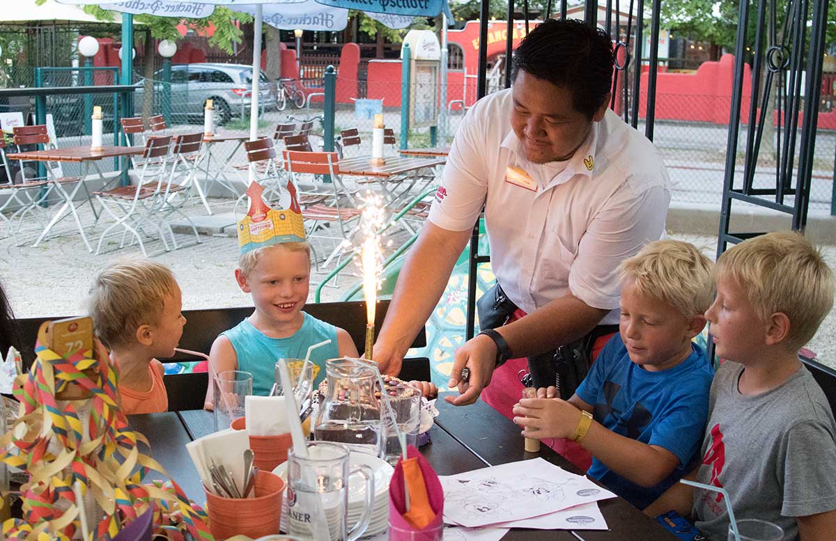 Kindergeburtstag in der Kolariks Luftburg Praterfee torte zum geburtstag