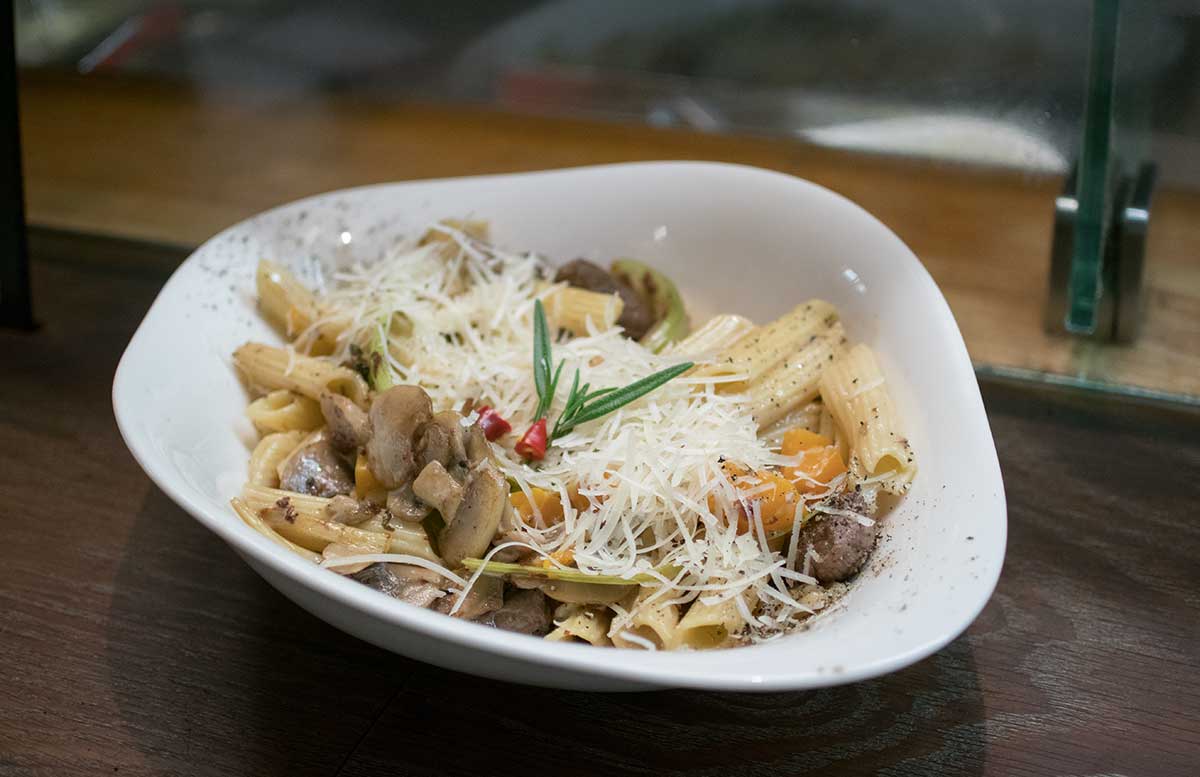 Kochworkshop bei Vapiano glutenfreie Pasta und Pizza rinderfilet pasta