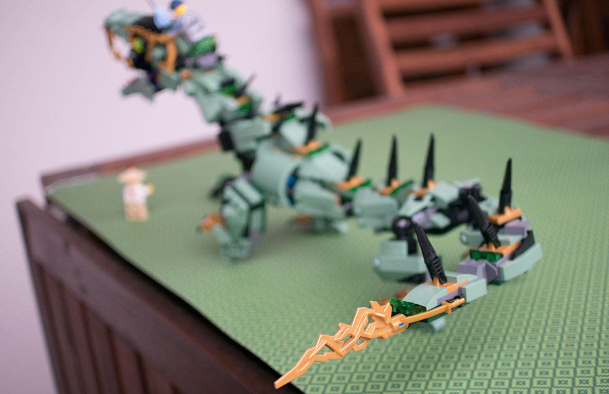 LEGO Ninjago Mech-Drache des Grünen Ninja 70612 dornen schwanz